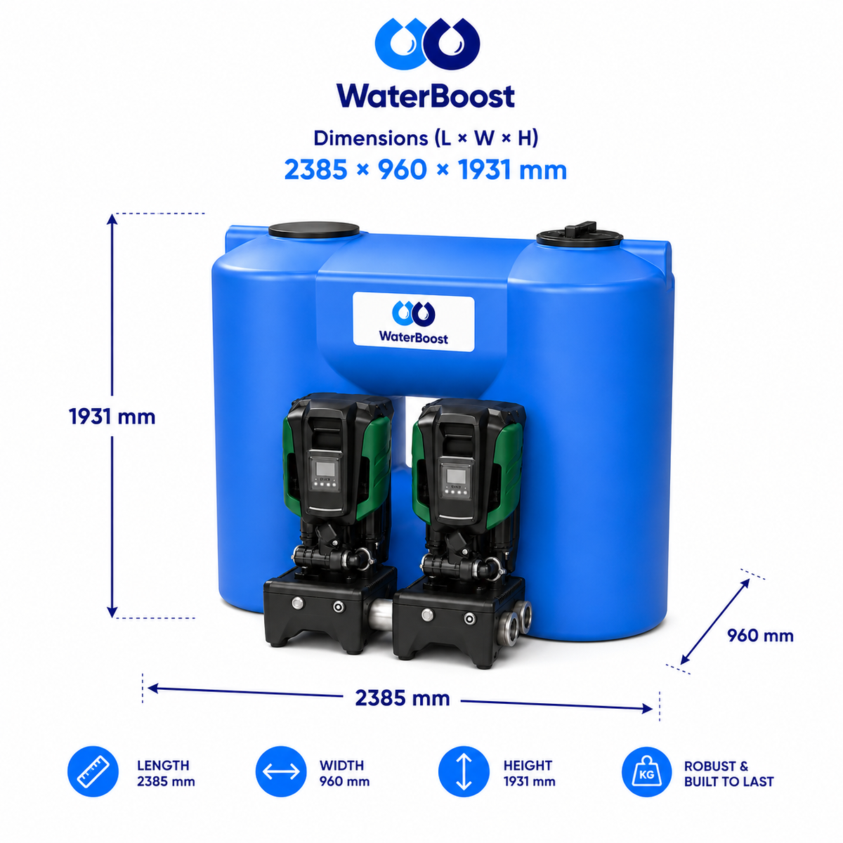 WaterBoost – Grand 3000L Esybox MAX 60-120T 2703G910