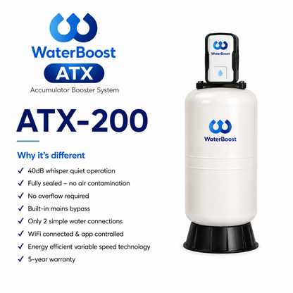 WaterBoost ATX-200 Whole House Mains Pressure Booster