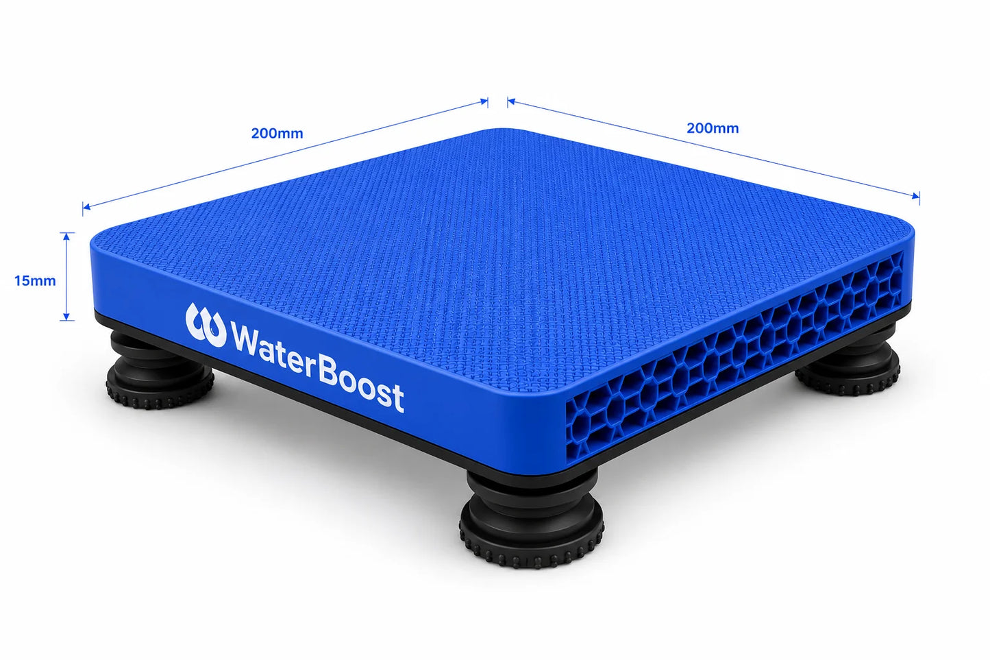 WaterBoost QuietPad - Engineered anti-vibration shower pump mat
