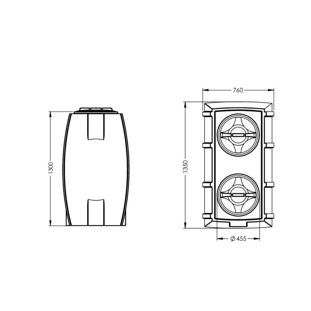 WaterBoost WB - Advant 2000 Esybox Twin 2104410D