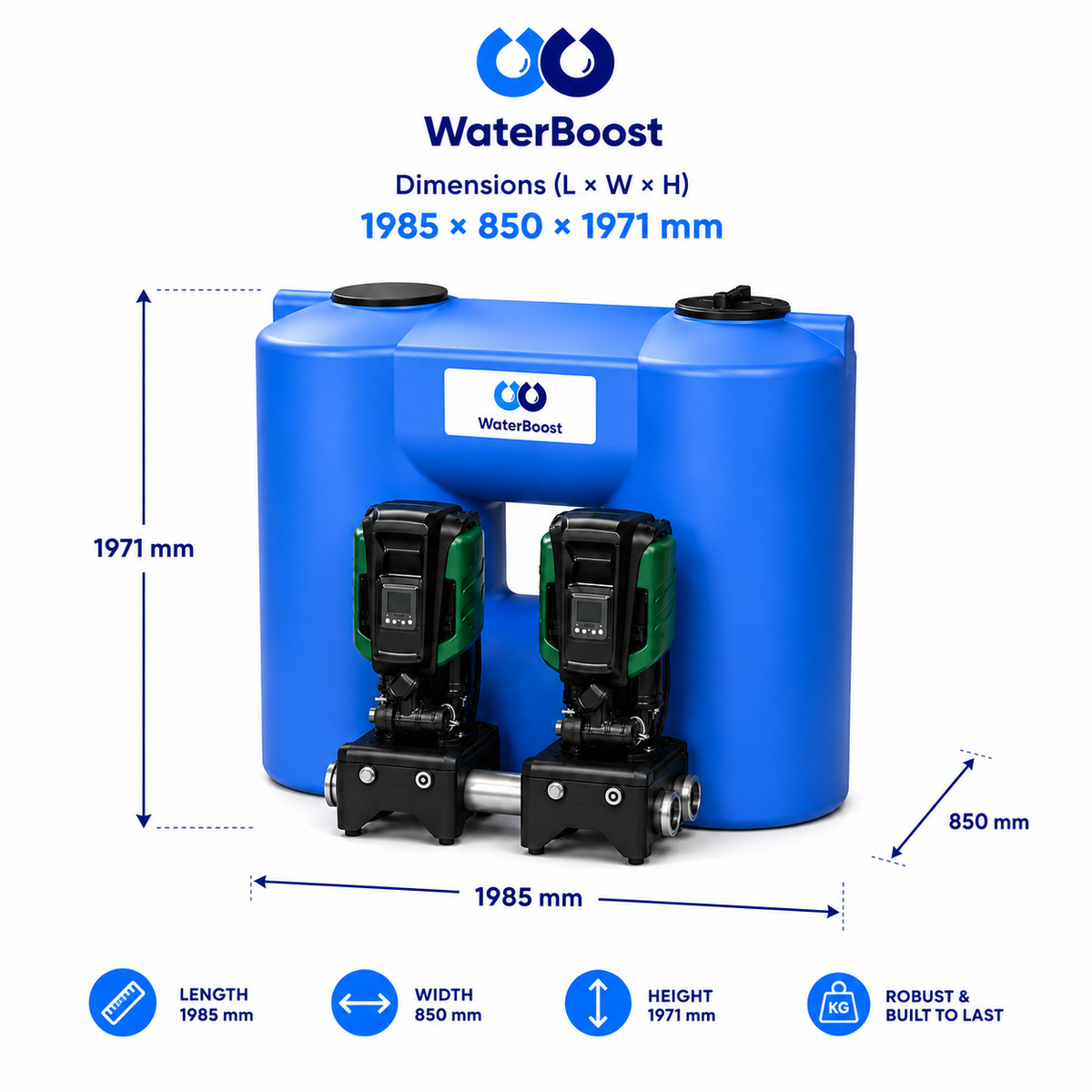 WaterBoost – Grand 2000L Esybox MAX 60-120M 2702G810